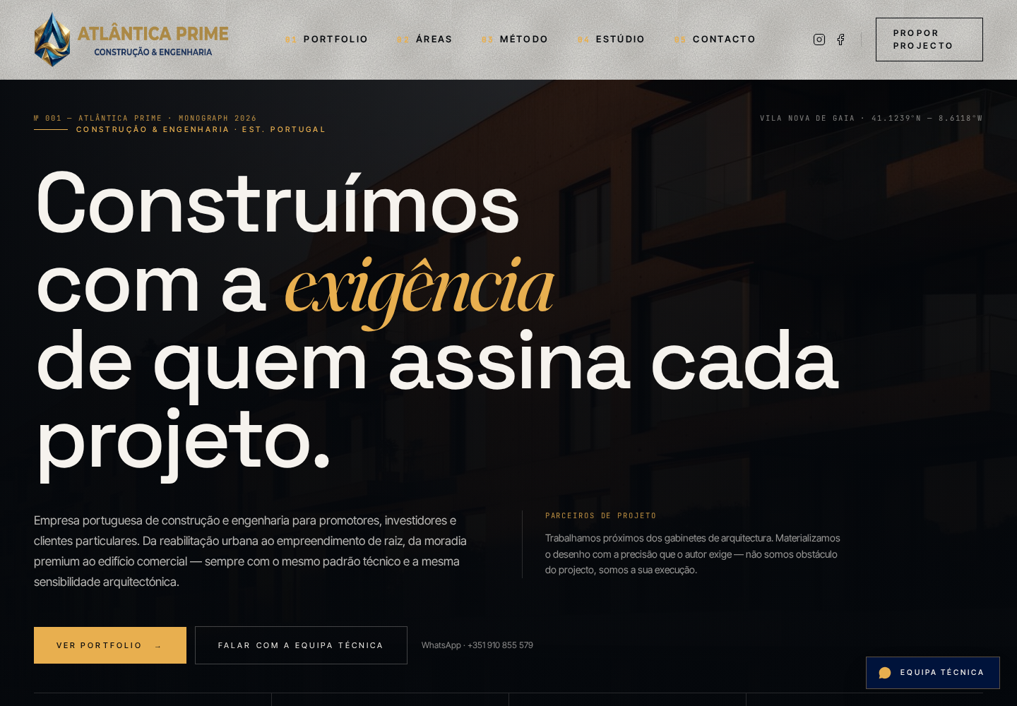 AtlânticaPrime website